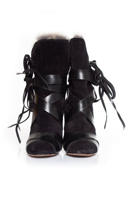 Isabel Marant Neta Stiefeletten aus Kaninchenfell - Image 5