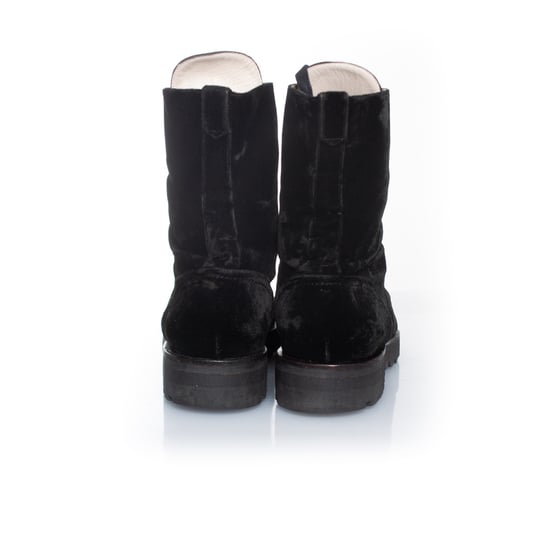 Chanel Samt-Schnürstiefel im Kampfstil - Image 5