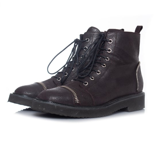 Giuseppe Zanotti Bikerstiefel mit Reißverschluss und Schnürung - Image 1