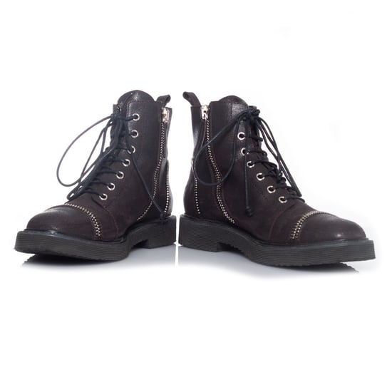 Giuseppe Zanotti Bikerstiefel mit Reißverschluss und Schnürung - Image 6