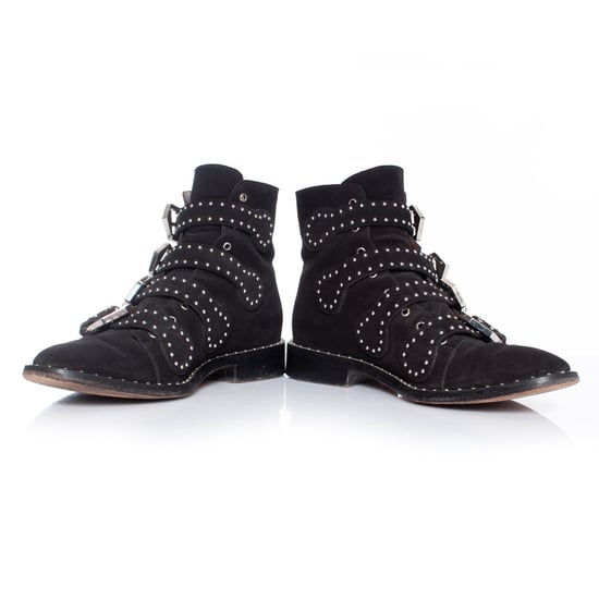 Schwarze Givenchy-Stiefel mit Nieten und Schnallen - Image 3