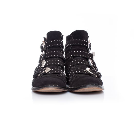 Schwarze Givenchy-Stiefel mit Nieten und Schnallen - Image 4