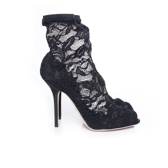 Dolce & Gabbana Stretch-Schnürstiefeletten mit Sockenmuster. - Image 4
