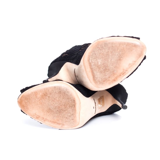 Dolce & Gabbana Stretch-Schnürstiefeletten mit Sockenmuster. - Image 6