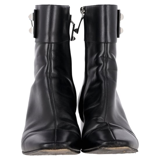 Hermès Decouverte 50 Stiefeletten aus schwarzem Leder - Image 2