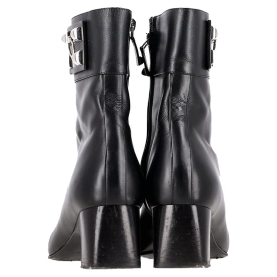 Hermès Decouverte 50 Stiefeletten aus schwarzem Leder - Image 5
