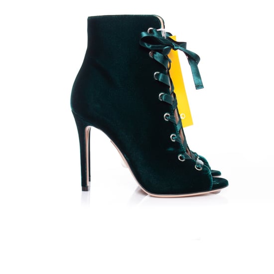 Grüne Samt-Ankle-Boots von Giuseppe Zanotti. - Image 5