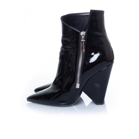 Schwarze Lackleder-Stiefel von Saint Laurent, Modell Niki - Image 2