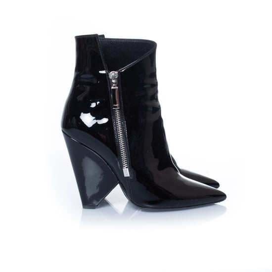 Schwarze Lackleder-Stiefel von Saint Laurent, Modell Niki - Image 6