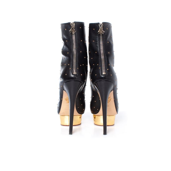 Charlotte Olympia Leder-Plateau-Stiefel - Image 5