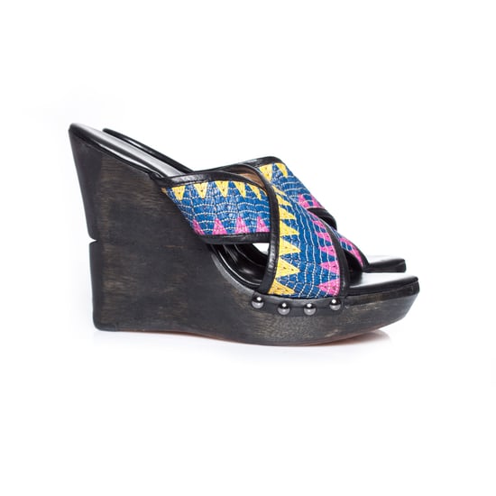 Diane von Furstenberg Ethnic Platform Wedges. - Image 4
