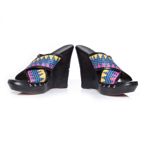 Diane von Furstenberg Ethnic Platform Wedges. - Image 5