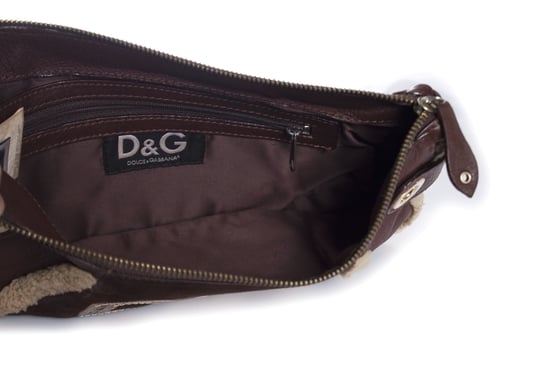 Dolce & Gabbana braune Clutch-Tasche - Image 4