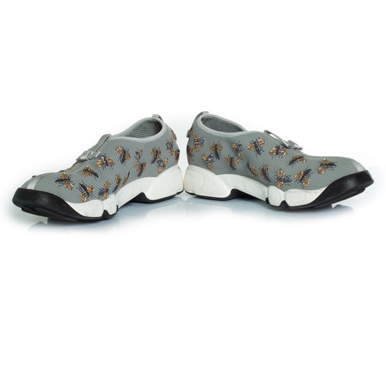 Dior graue Sneaker aus Mesh mit Bienenverzierung - Image 6