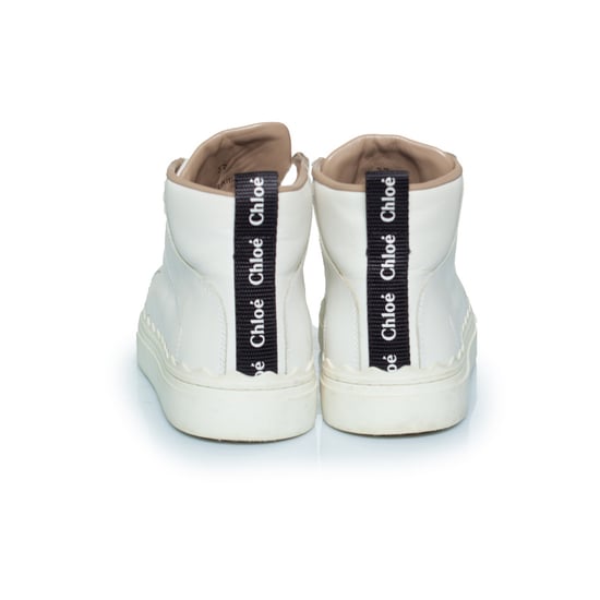 Chloe Lauren High-Top-Sneaker in Weiß - Image 3