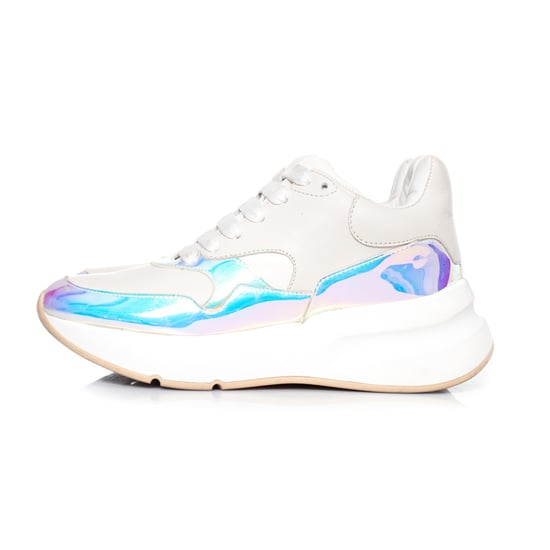 Alexander McQueen Pre-owned Iridescent Larry Sneaker - Weiß - Image 2