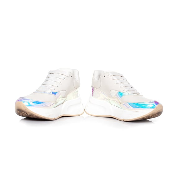 Alexander McQueen Pre-owned Iridescent Larry Sneaker - Weiß - Image 3