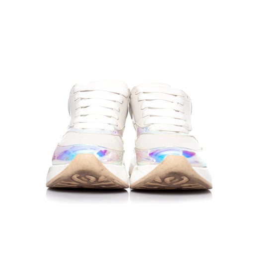 Alexander McQueen Pre-owned Iridescent Larry Sneaker - Weiß - Image 4