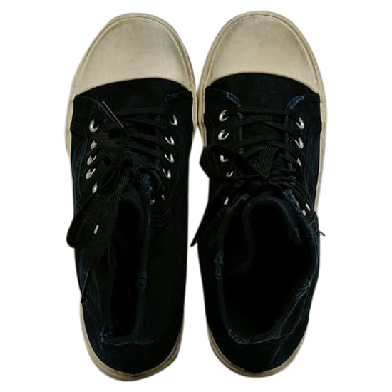 Balenciaga Paris High-Top-Sneaker aus dunkelblauem Canvas - Image 5