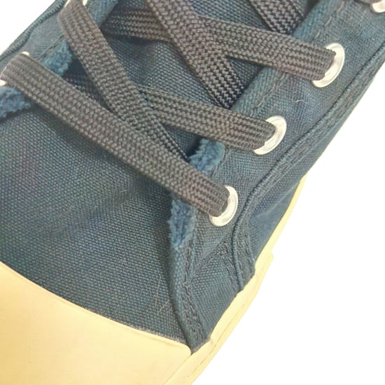Balenciaga Paris High-Top-Sneaker aus dunkelblauem Canvas - Image 6