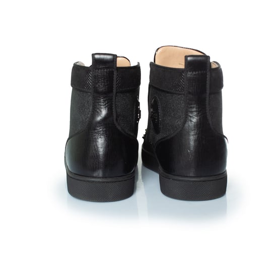 Christian Louboutin Glitzer-Sneaker mit hohem Schaft und Nieten - Image 3