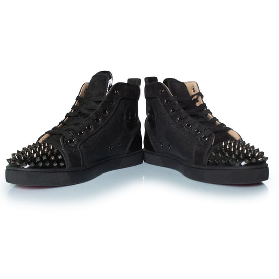 Christian Louboutin Glitzer-Sneaker mit hohem Schaft und Nieten - Image 6