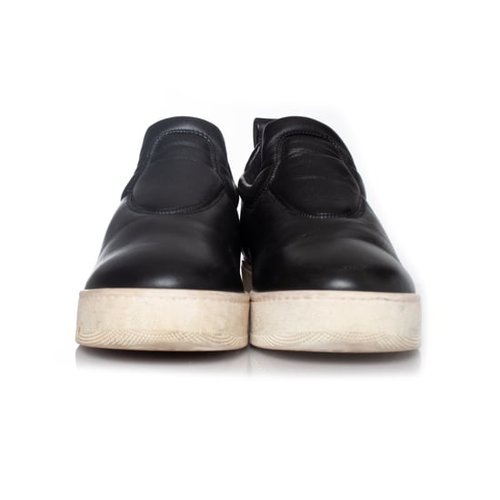 Celine Schwarze Leder-Sneaker zum Hineinschlüpfen - Image 4