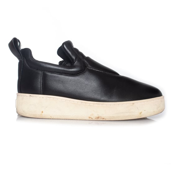 Celine Schwarze Leder-Sneaker zum Hineinschlüpfen - Image 5