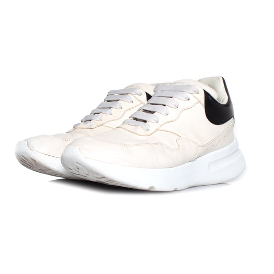 Alexander McQueen cremefarbene Turnschuhe - Image 1