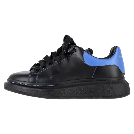 Alexander McQueen Oversized Sneakers aus schwarzem Leder - Image 4
