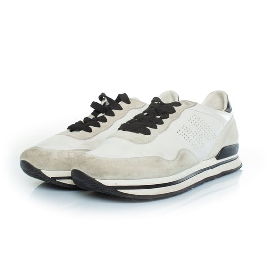 Hogan H forte Sneaker in Weiß und Beige - Image 1