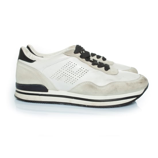 Hogan H forte Sneaker in Weiß und Beige - Image 5