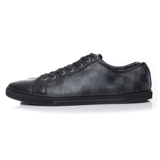 Louis Vuitton Schwarze Damier-Canvas-Turnschuhe - Image 2