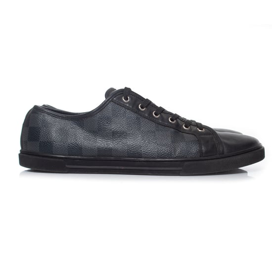 Louis Vuitton Schwarze Damier-Canvas-Turnschuhe - Image 4