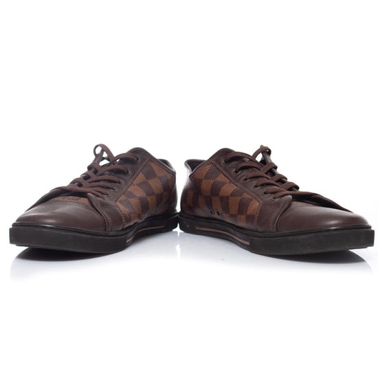 Louis Vuitton Damier Ebene niedrige Canvas-Turnschuhe - Image 3