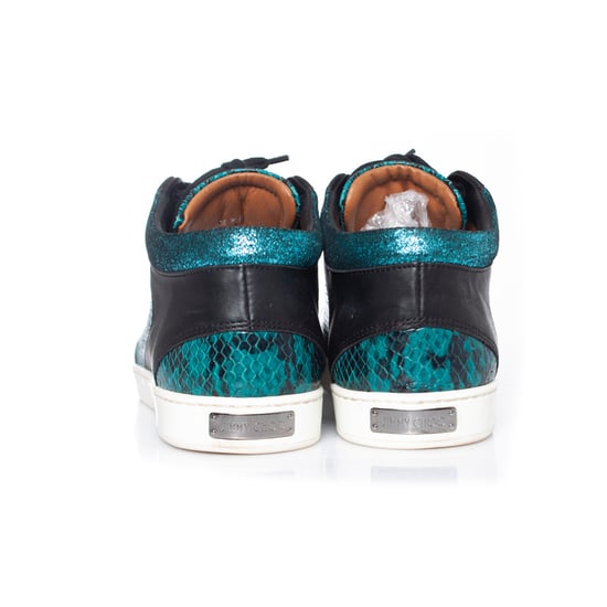 Jimmy Choo Miami Sneaker mit metallischem Schlangenmuster - Image 6