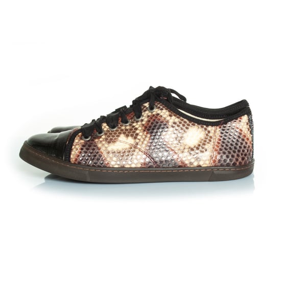 Lanvin Python-Sneaker mit Lackleder-Zehenkappe - Image 2