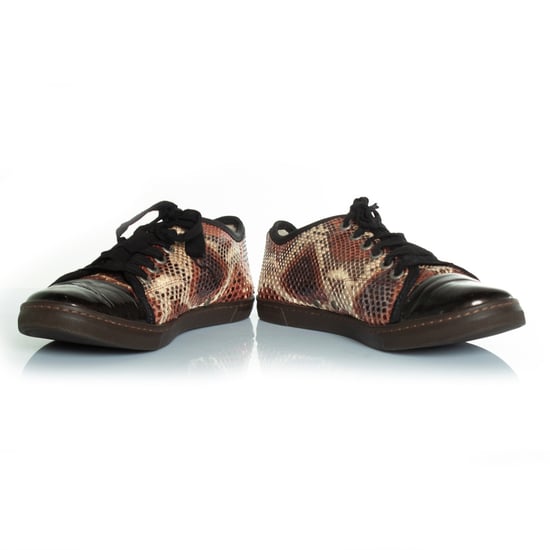 Lanvin Python-Sneaker mit Lackleder-Zehenkappe - Image 3