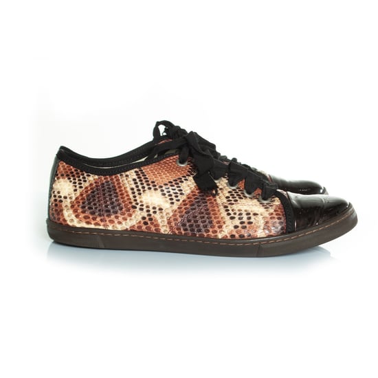 Lanvin Python-Sneaker mit Lackleder-Zehenkappe - Image 5