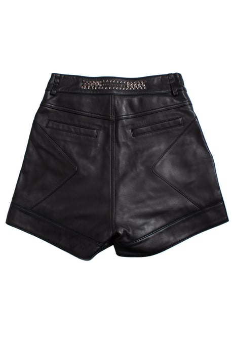 Philipp Plein mit Steinen besetzte Leder-Shorts - Image 2