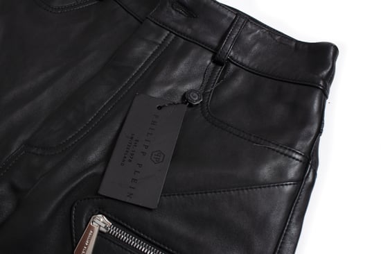 Philipp Plein mit Steinen besetzte Leder-Shorts - Image 6