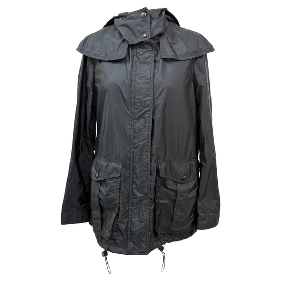 Burberry Brit Regenjacke mit Kapuze aus schwarzem Polyamid - Image 1
