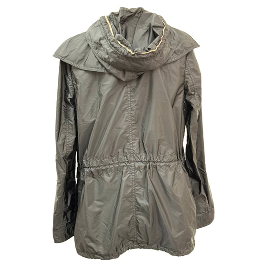 Burberry Brit Regenjacke mit Kapuze aus schwarzem Polyamid - Image 2
