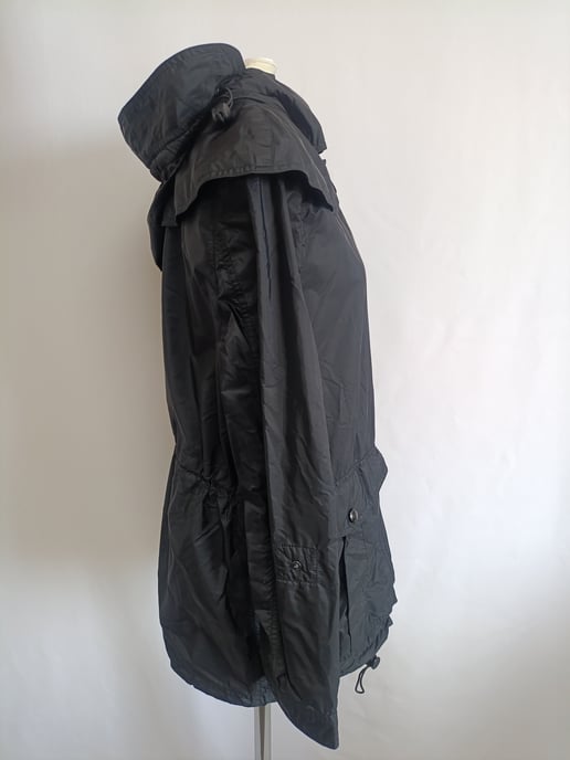 Burberry Brit Regenjacke mit Kapuze aus schwarzem Polyamid - Image 3
