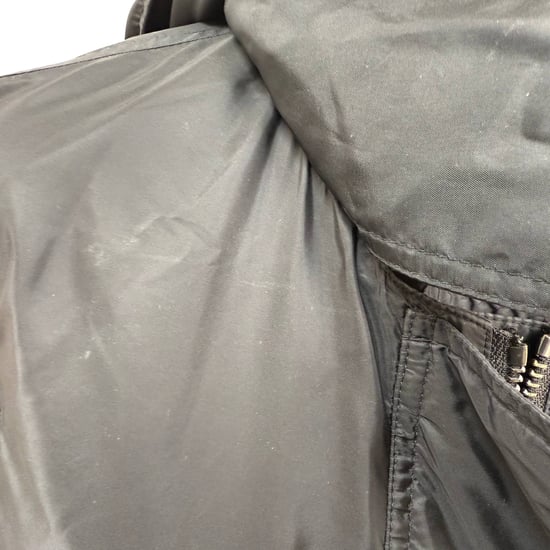 Burberry Brit Regenjacke mit Kapuze aus schwarzem Polyamid - Image 6