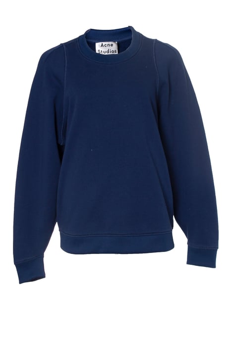 Acne Blue Rundhalspullover - Image 1