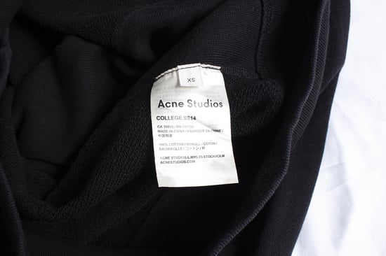 Acne Studios schwarzes Rundhalsausschnitt-Sweatshirt - Image 6