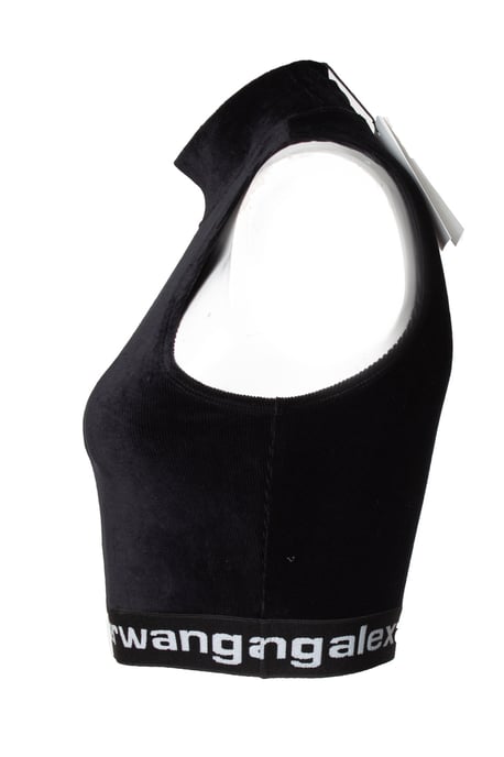 Alexander Wang Stretchcord ärmelloses Stehkragenoberteil - Image 2