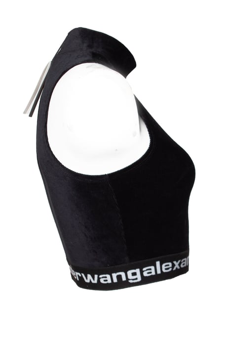 Alexander Wang Stretchcord ärmelloses Stehkragenoberteil - Image 4