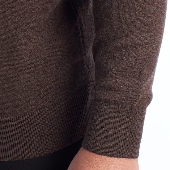 Herren-Strickpullover mit Rundhalsausschnitt US42173048 - Image 5